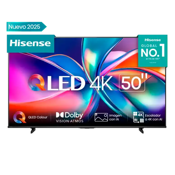 Hisense 50Q6Q 50" 4K QLED TV | Vibrant Viewing