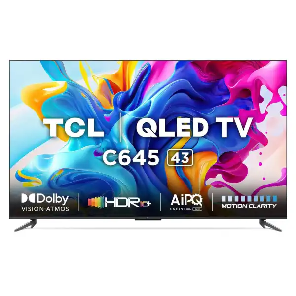 TCL C645 43" QLED 4K HDR Google Smart TV
