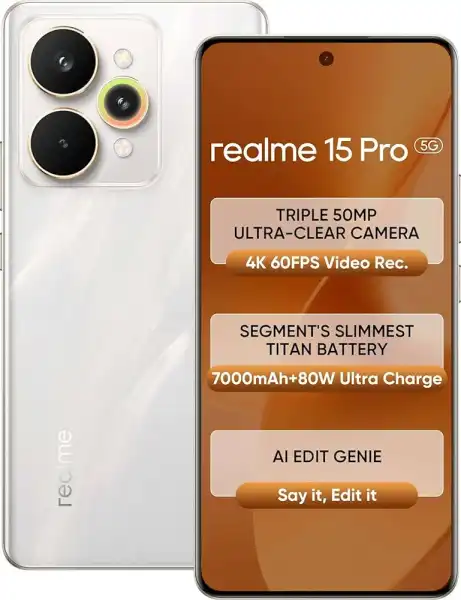 Realme 15 Pro 5G: SD 7 Gen 4, AMOLED & 50MP Camera
