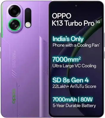 OPPO K13 Turbo Pro: 12GB RAM & 256GB Powerhouse