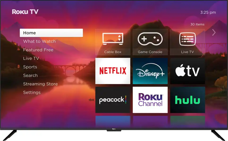 Roku TV Plus 75-Inch 4K QLED: Immersive Viewing