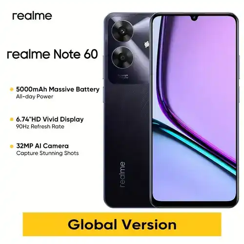 Realme Note 60: 48MP AI Camera & 5000mAh Power!