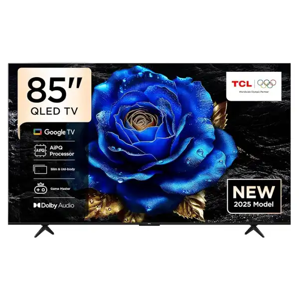 TCL 75" T6C QLED 4K Smart TV - ONKYO Audio