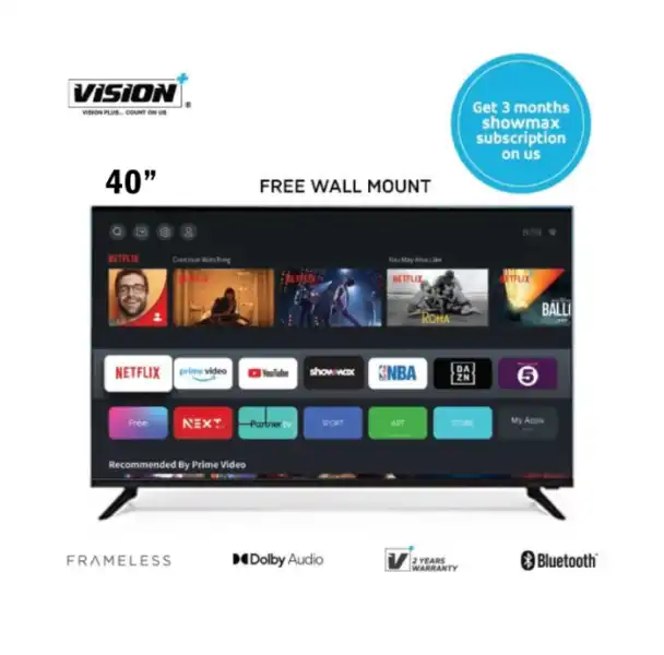Vision Plus 40" Smart TV (VIDAA V Series) - Best Deals!