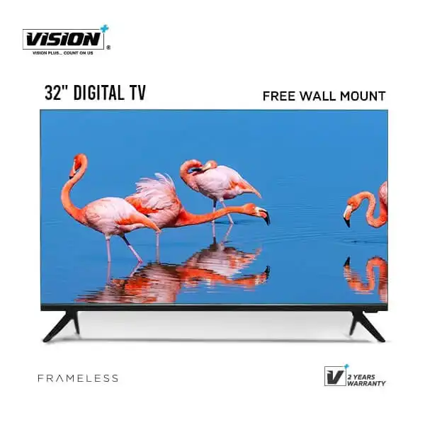 Vision Plus 32" Digital TV - Inbuilt Decoder Included!