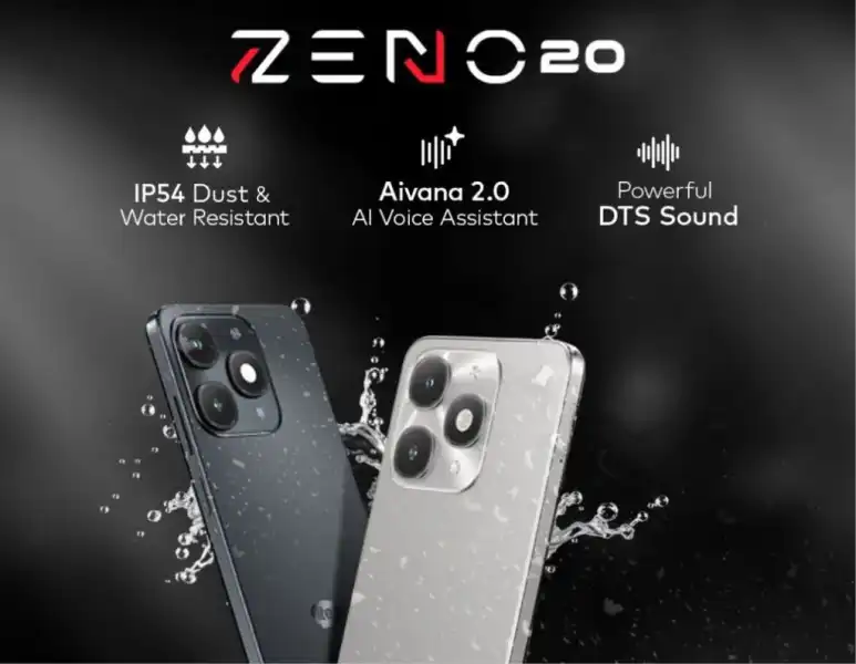 itel Zeno 20: Unisoc T7100 & 5000mAh Powerhouse