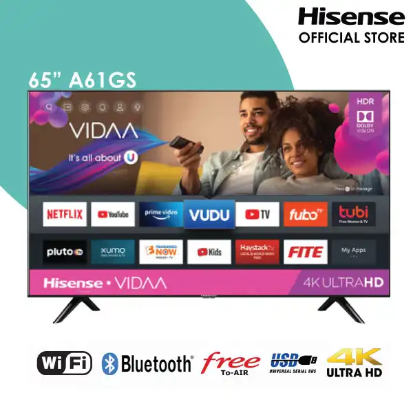 Hisense 65A6KEN 65" 4K UHD Smart TV - Frameless!