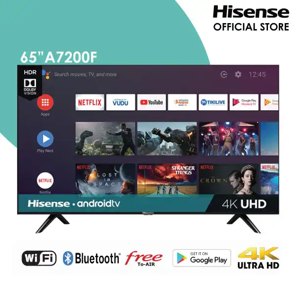 Hisense 65A7200F 65" Frameless Android TV Deal